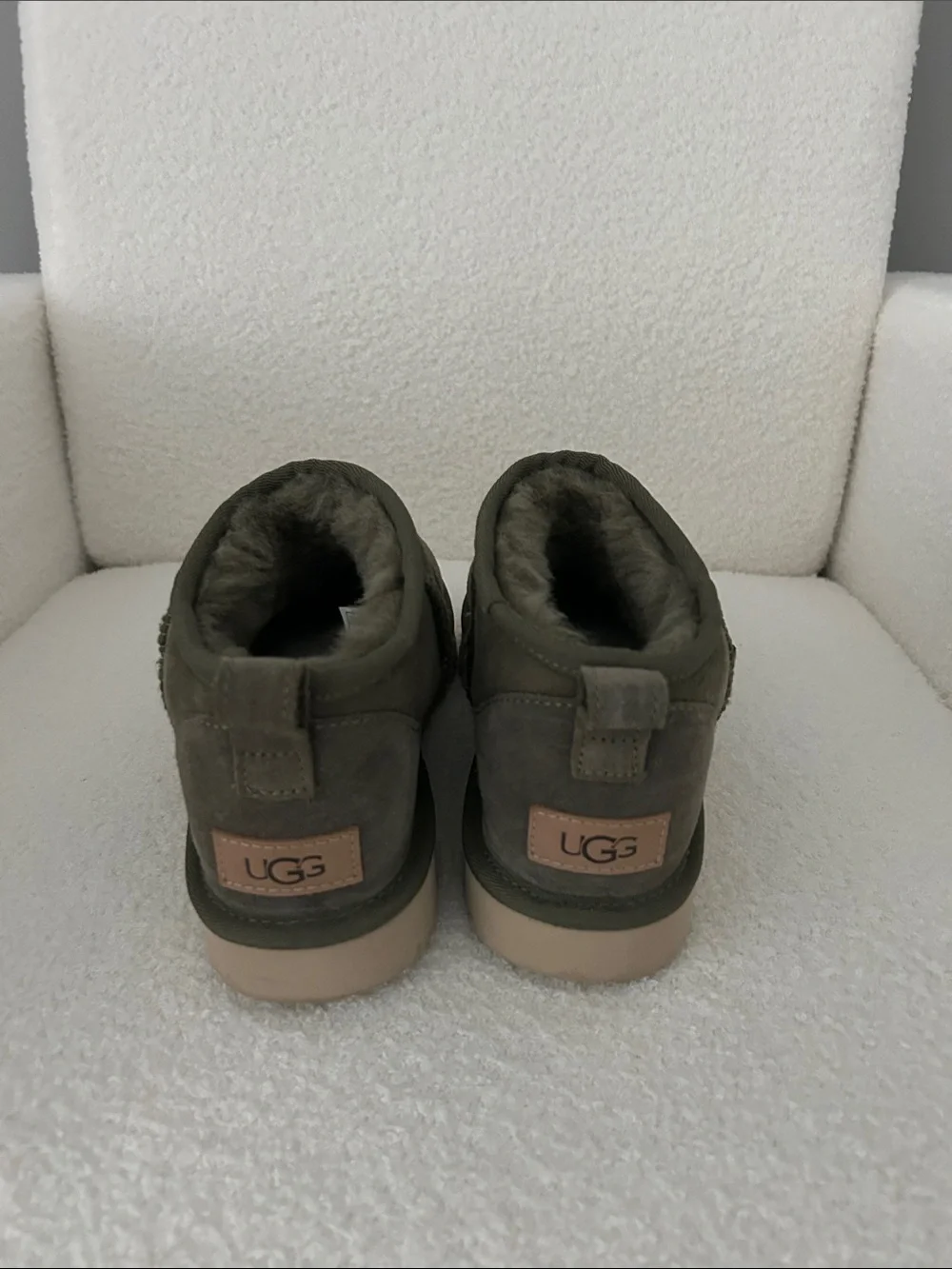 Women’s Green Suede UGG Booties